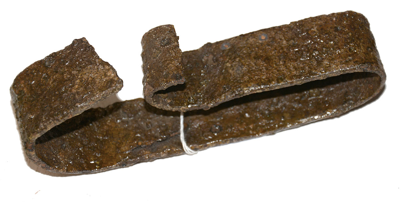 REVOLUTIONARY WAR RELIC – LARGE POT HOOK FROM NORTH REDOUBT, NY