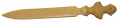 1909 SONS OF CONFEDERATE VETERANS NATHAN BEDFORD FORREST LETTER OPENER