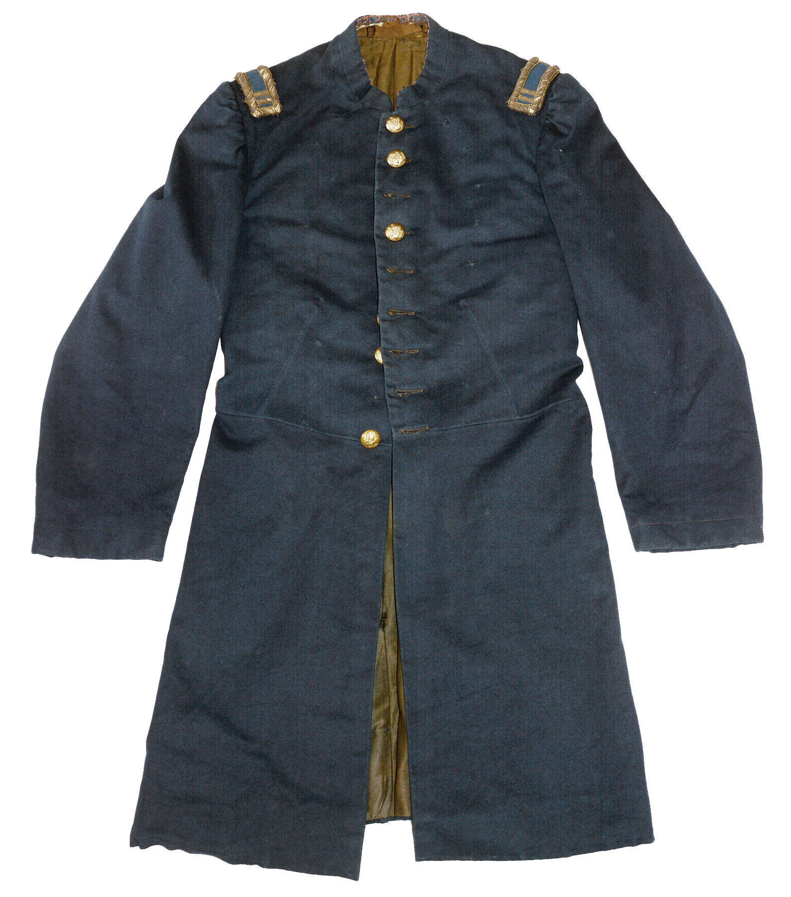 IRON BRIGADE CAPTAIN DILLON'S FROCK COAT WHO AT GETTYSBURG 