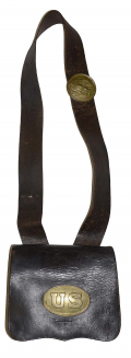 US MODEL 1857 CARTRIDGE BOX WITH SLING, CARTRIDGE BOX PLATE AND EAGLE BREAST PLATE