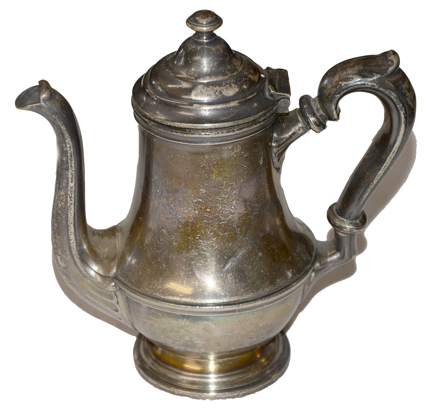 SILVER PLATE TEAPOT FROM NEW YORK CENTRAL RAILROAD