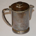 SILVER PLATE CREAMER FROM GULF, MOBILE & OHIO RAILROAD