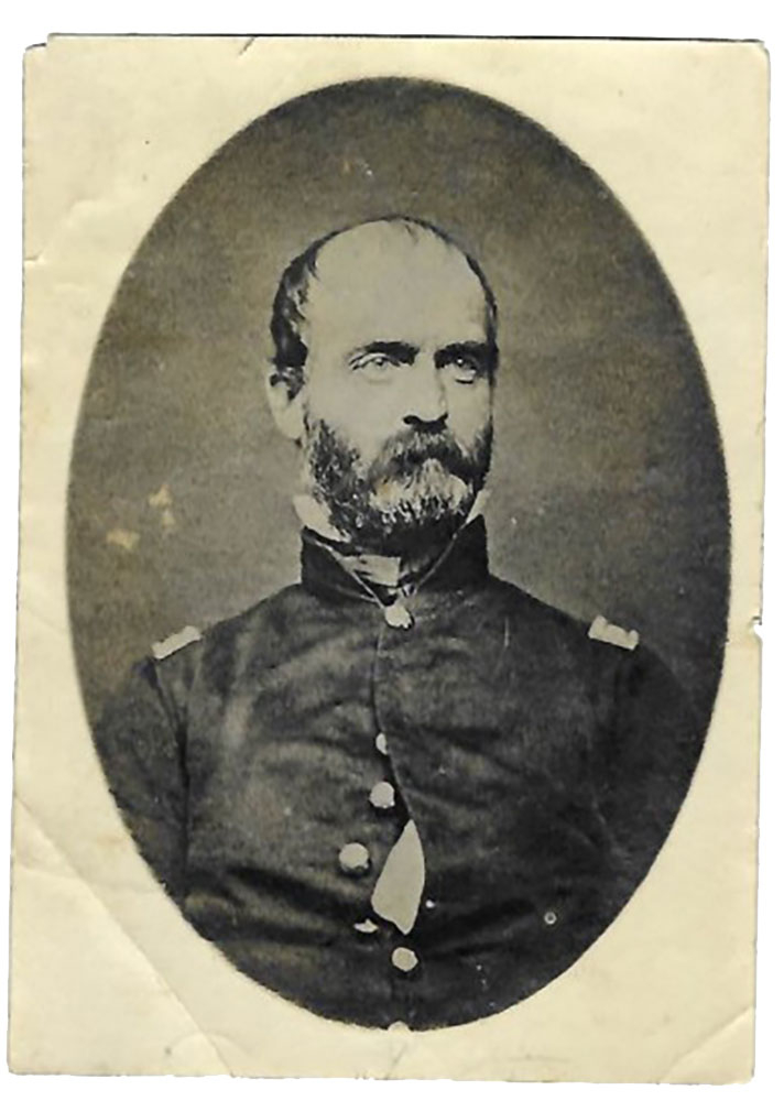 POST-WAR UNMOUNTED SILVER PRINT OF BRIGADIER GENERAL LEWIS ARMISTEAD, FROM A RICHMOND PHOTOGRAPHER, GEORGE S. COOK & SONS