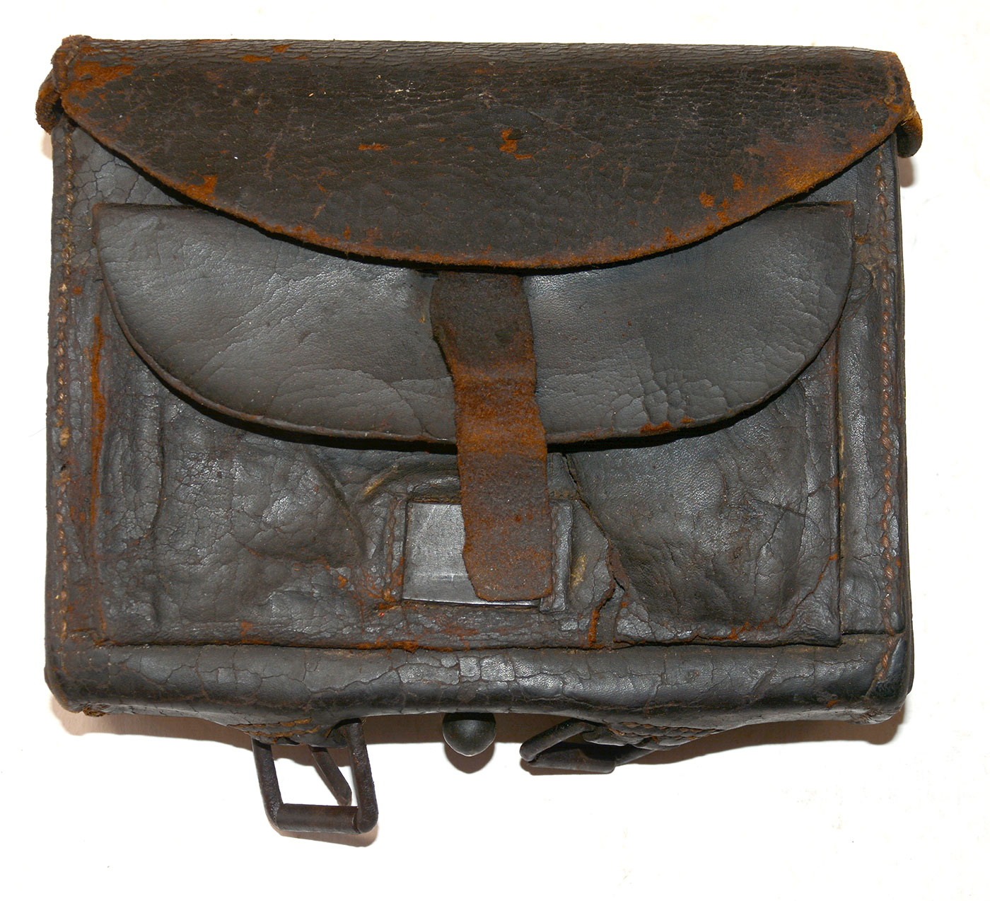 CS MODIFIED CARTRIDGE BOX FROM GETTYSBURG’S SHIELDS MUSEUM COLLECTION