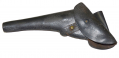 REMARKABLE CIVIL WAR LEATHER BELT HOLSTER FOR A .44 CALIBER PERCUSSION REVOLVER