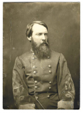 SILVER PRINT PHOTOGRAPH OF CONFEDERATE GENERAL SETH BARTON 