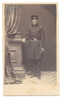 CDV – LT. CHARLES BROCKWAY, 47th NEW YORK INFANTRY – GIFTED, SIGNED, AND DATED, 1862, SC