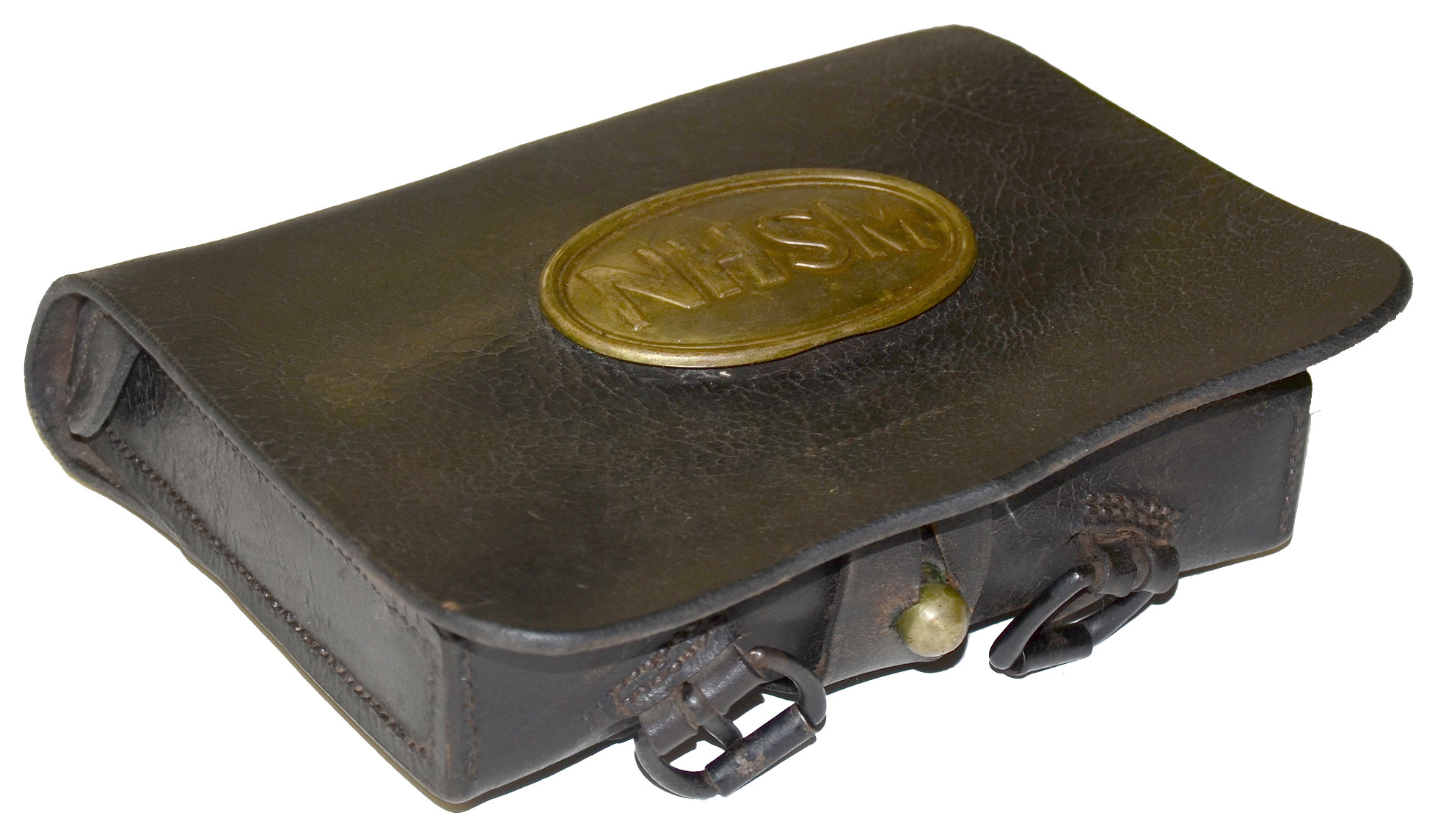 NEW HAMPSHIRE STATE MILITIA CARTRIDGE BOX