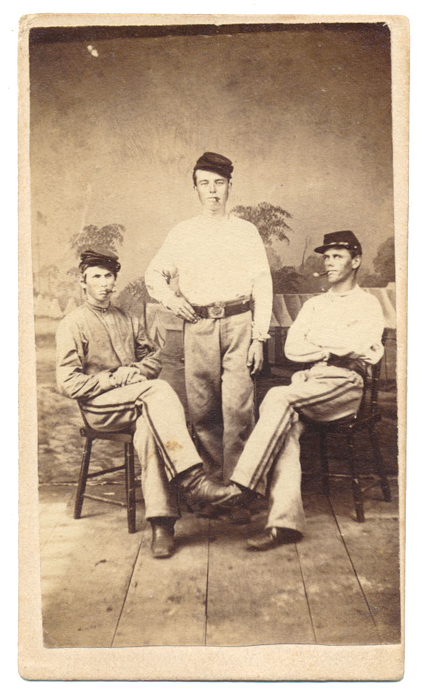 RARE CDV – DRUMMERS OF THE 144th NEW YORK