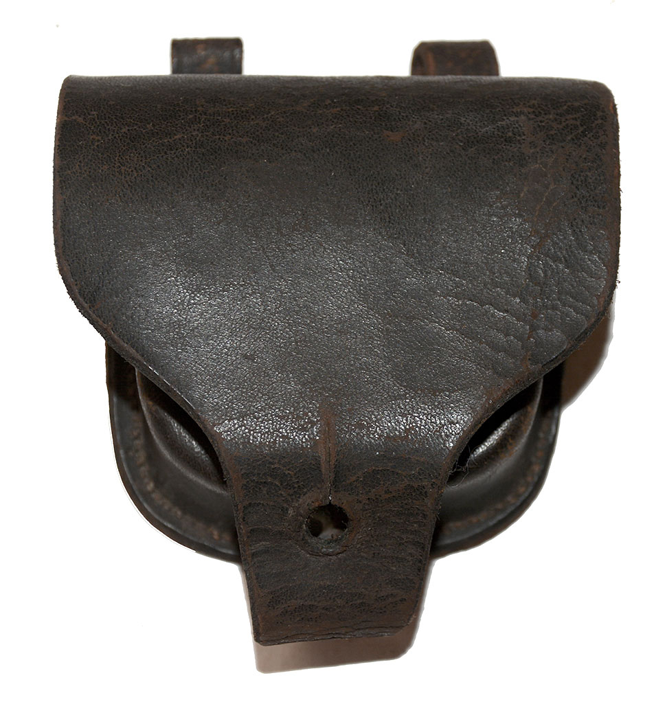 NICE MAKER-MARKED CIVIL WAR PERCUSSION CAP POUCH