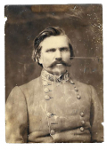 UNMOUNTED SILVER PRINT OF CONFEDERATE GENERAL SIMON BOLIVAR BUCKNER 