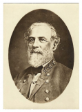 UNMOUNTED SILVER PRINT OF ROBERT E. LEE 