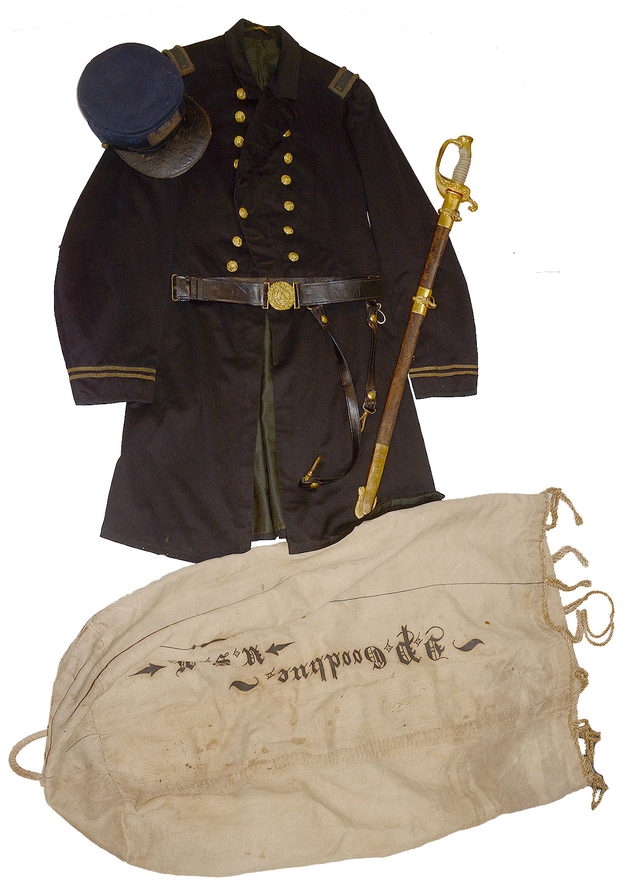 A FANTASTIC FORT FISHER RELATED NAVAL GROUPING – DR. DAVID PUTNEY GOODHUE