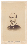 WARTIME CDV LITHOGRAPH OF CONFEDERATE GENERAL JOSEPH E. JOHNSTON