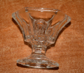 PRESSED GLASS SALT CELLAR, C1850-1870