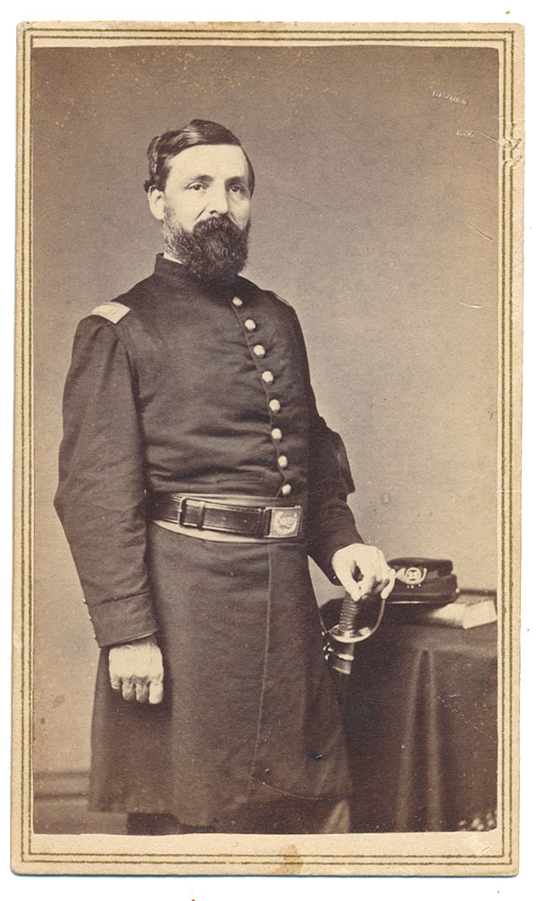 CDV – 23rd NY CAPTAIN WITH NEW YORK STATE BELT PLATE