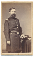 CDV – 23rd NY CAPTAIN WITH NEW YORK STATE BELT PLATE