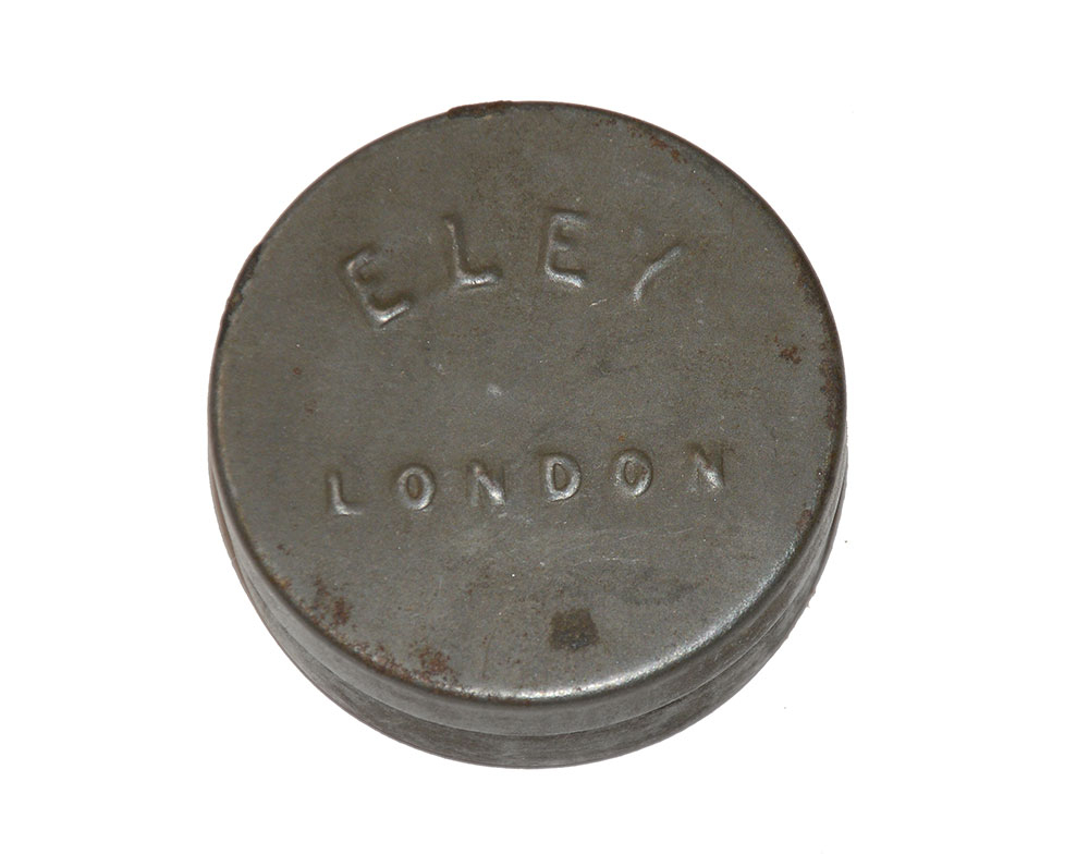 ELEY LONDON, PERCUSSION CAP TIN FOR REVOLVERS