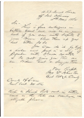 REMARKABLE LETTER FROM USS FOREST ROSE – NEAR FORT DERUSSEY, LA – EX-COCO COLLECTION