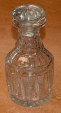 CIRCA 1830-1845 AMERICAN PINT DECANTER