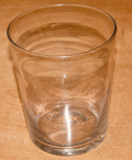 CIRCA 1780-1820 LARGE, FREE BLOWN LEAD GLASS TUMBER