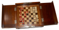 “WHITTINGTON” TRAVEL CHESS SET OF MAJOR EDWARD HOWARD