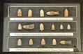 CIVIL WAR BULLET AND CARTRIDGE DISPLAY