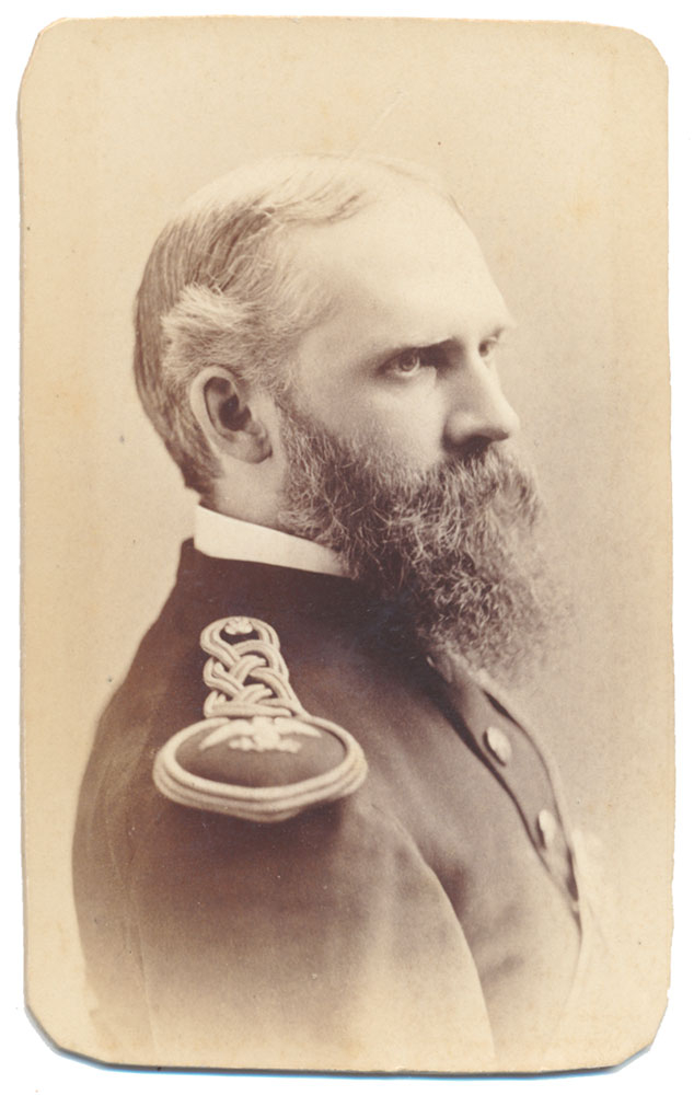 STRIKING CDV OF UNIDENTIFIED INDIAN WARS ERA COLONEL