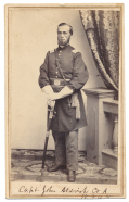 FINE CDV PHOTO OF CAPTAIN ALDRICH, 15TH N.H.V.