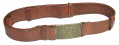 EARLY PATTERN U.S. MODEL 1851 OFFICER’S RECTANGULAR BELT PLATE AND LEATHER BELT