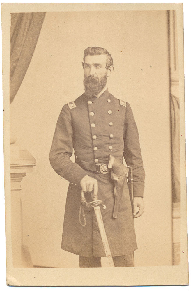 CDV – LT. COLONEL WILLIAM HALLECK, 83rd NEW YORK INFANTRY