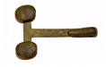 PUPPY PAW HOOKS FROM 1839 OVAL BELT PLATE