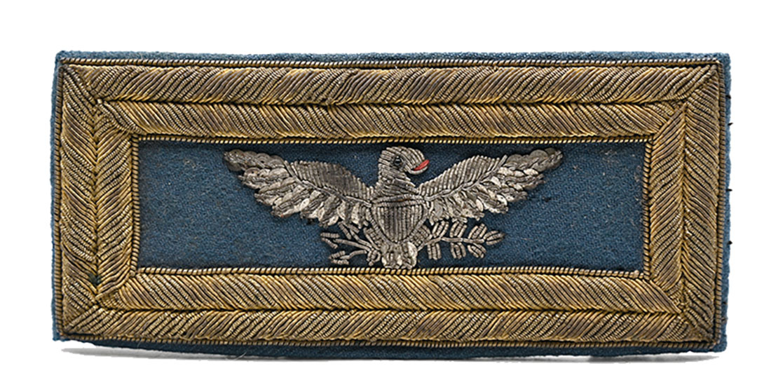 SCARCE DOUBLE-BORDER INFANTRY COLONEL SHOULDER STRAP 
