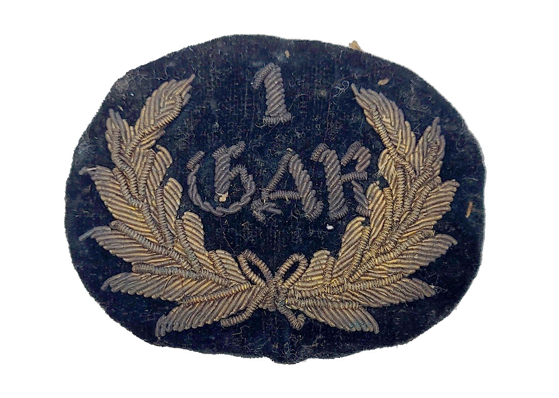 UNION VETERAN’S G.A.R. HAT INSIGNIA FOR POST 1