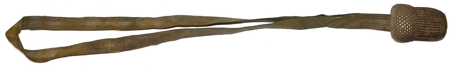OFFICER’S SWORD KNOT WITH GOLD LACE STRAP AND ACORN END 