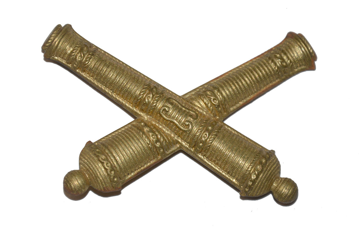 ARTILLERY OFFICER OR MILITIA ARTILLERY INSIGNIA