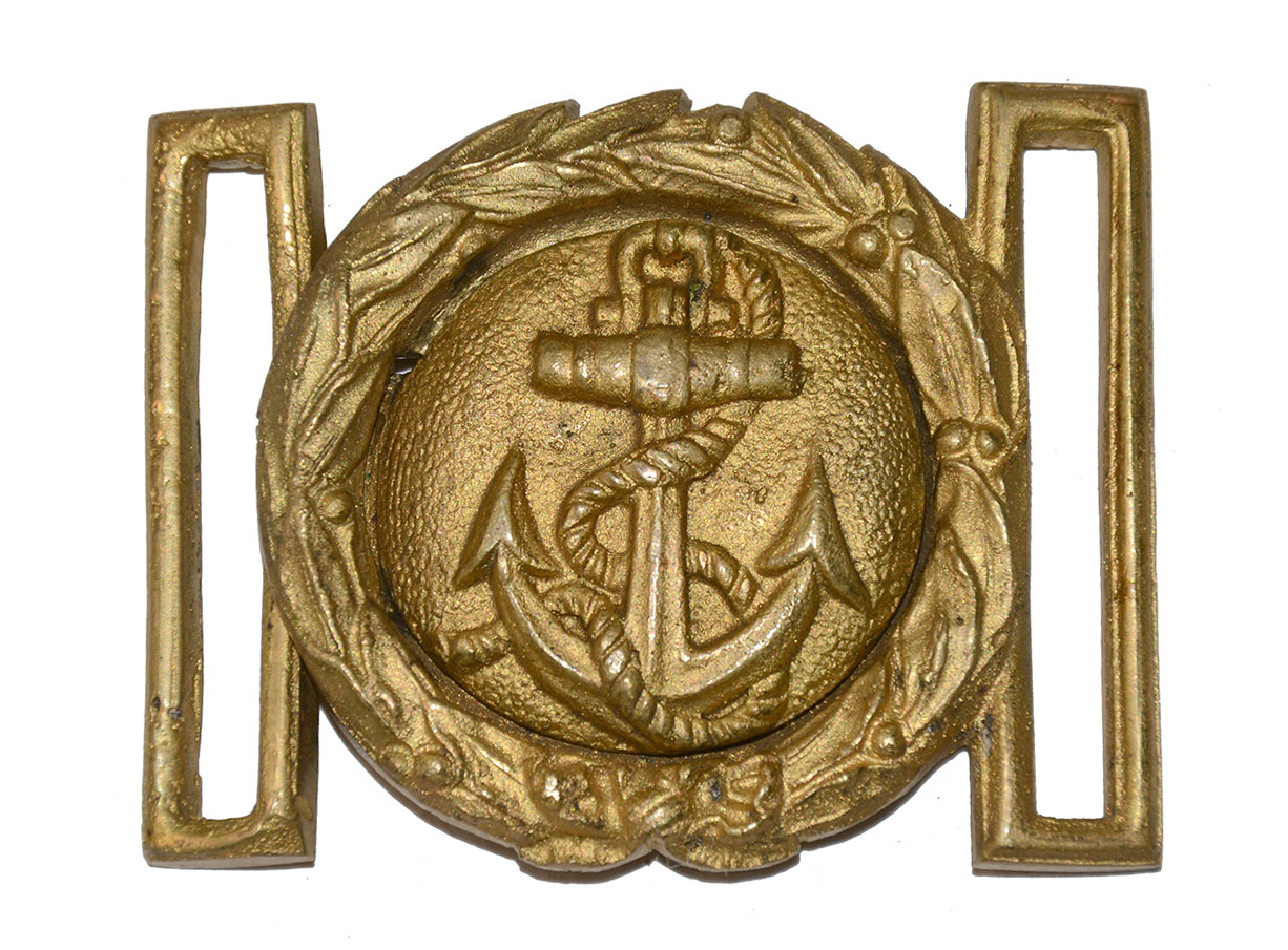 TWO-PIECE NAVY OFFICER'S BUCKLE