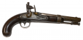 M1836 SINGLE-SHOT, FLINTLOCK PISTOL BY CONNECTICUT MAKER ROBERT JOHNSON