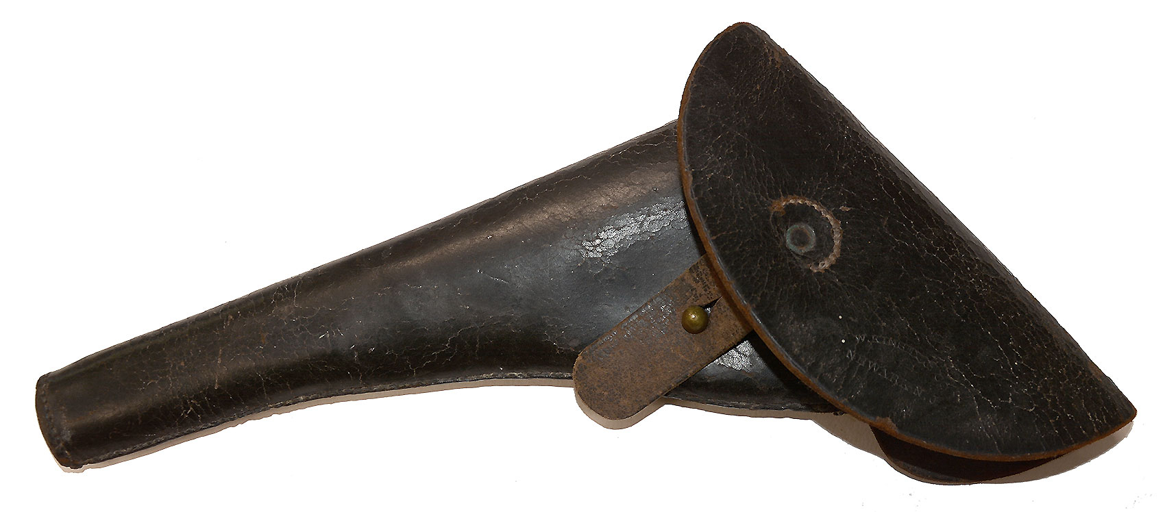 W. KINSEY & CO. MARKED CAVALRY HOLSTER FOR THE .44 CALIBER COLT AND REMINGTON REVOLVERS
