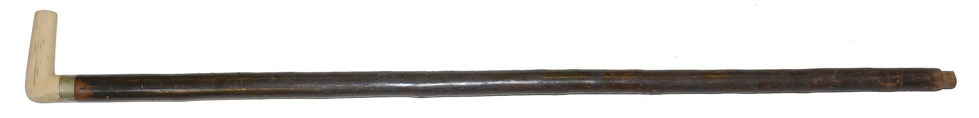 IVORY HANDLED CANE ID’D TO GEORGE H. STUART, MARKED LOOKOUT MOUNTAIN