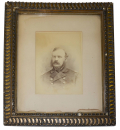 FRAMED ALBUMEN PHOTOGRAPH OF CIVIL WAR ERA NAVY OFFICER