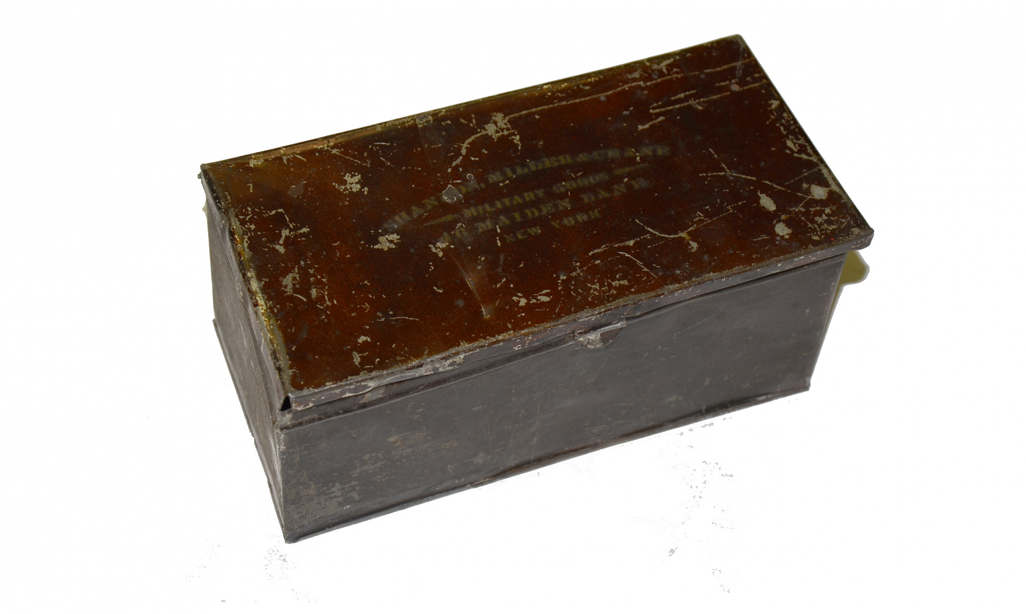 MILITARY GOODS TIN BOX