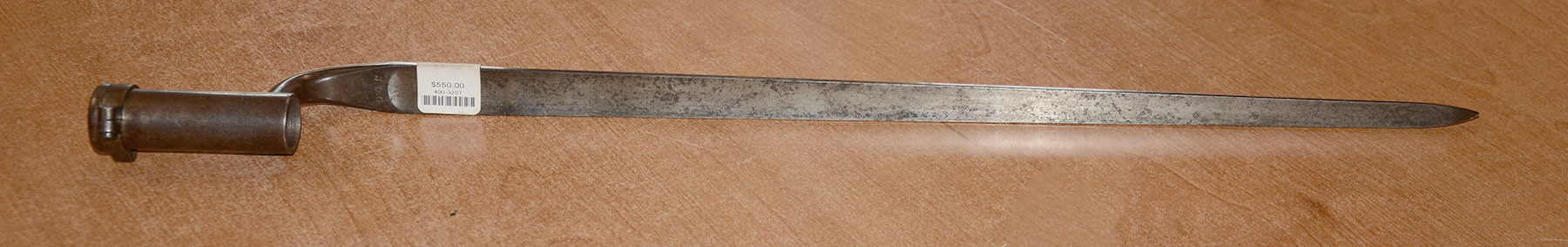 RARE SOCKET BAYONET FOR GREENE RIFLE