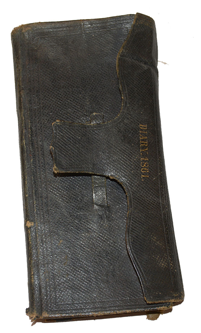 EXCELLENT EARLY DIARY OF CORPORAL DANIEL SWEETLAND – 55th OHIO (EX-TEXAS MUSEUM COLLECTION)