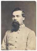 UNMOUNTED SILVER PRINT OF CONFEDERATE GENERAL RALEIGH EDWARD COLSTON 