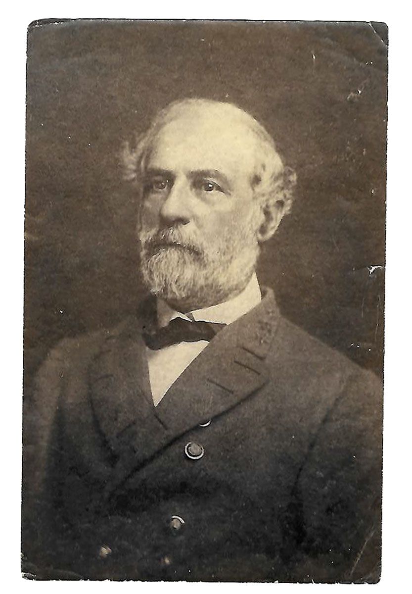 UNMOUNTED SILVER PRINT OF ROBERT E. LEE