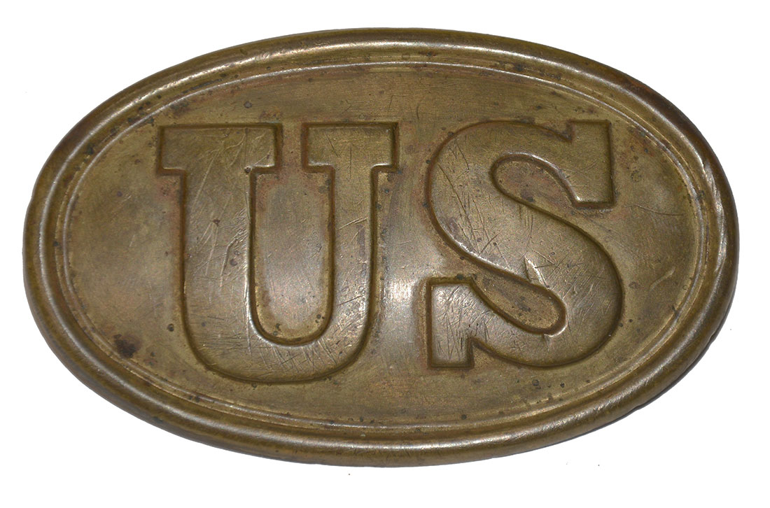 US PATTERN 1839 CARTRIDGE BOX PLATE