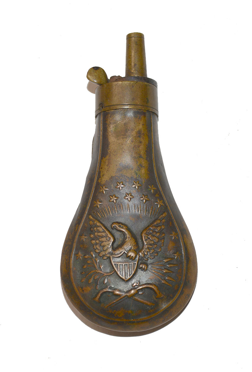 EAGLE AND SHIELD FLASK FOR REMINGTON BEALS 