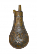 EAGLE AND SHIELD FLASK FOR REMINGTON BEALS 