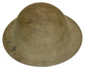 U.S. WWI M1917 78TH INFANTRY DIVISION HELMET WITH LINER & CHIN STRAP